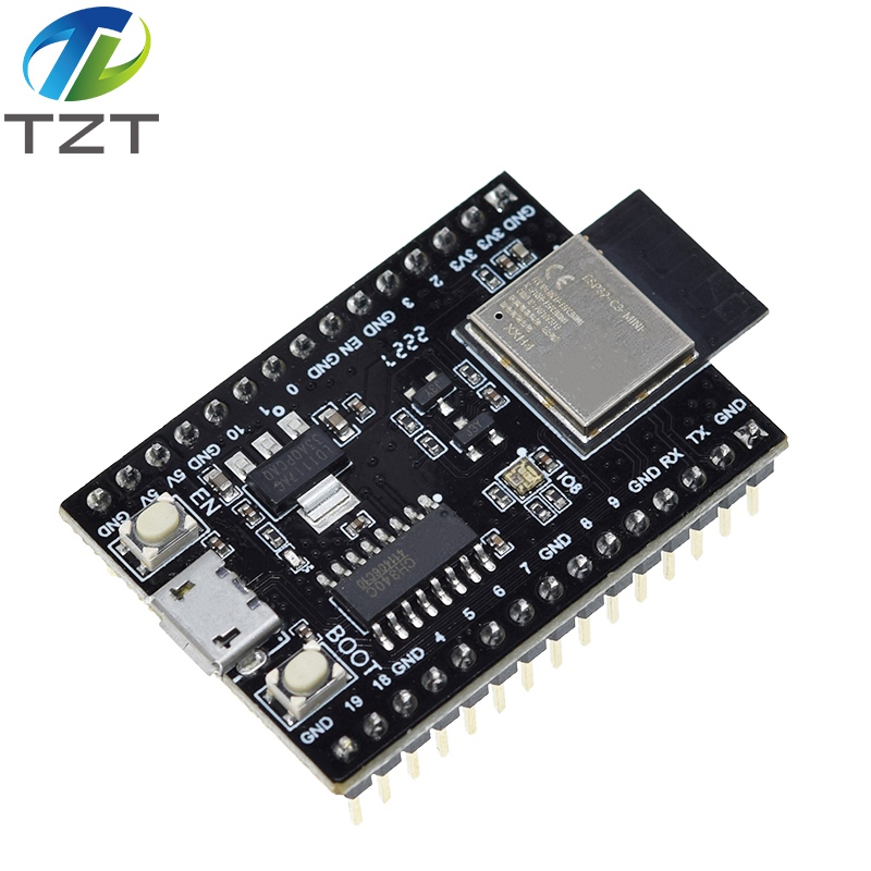 TZT ESP32-C3 Development Board WiFi+Bluetooth 5.0  Equipped With ESP32-C3-MINI-1 ESP32 Wifi Internet Of Things Module For Arduino