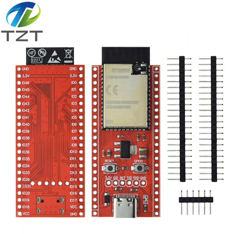 TZT Type-C USB ESP32-S2-WROOM ESP32-S2 Development Board Wi-Fi MCU Module Wireless Module 32-bit Single Core For Arduino STM ESP8266