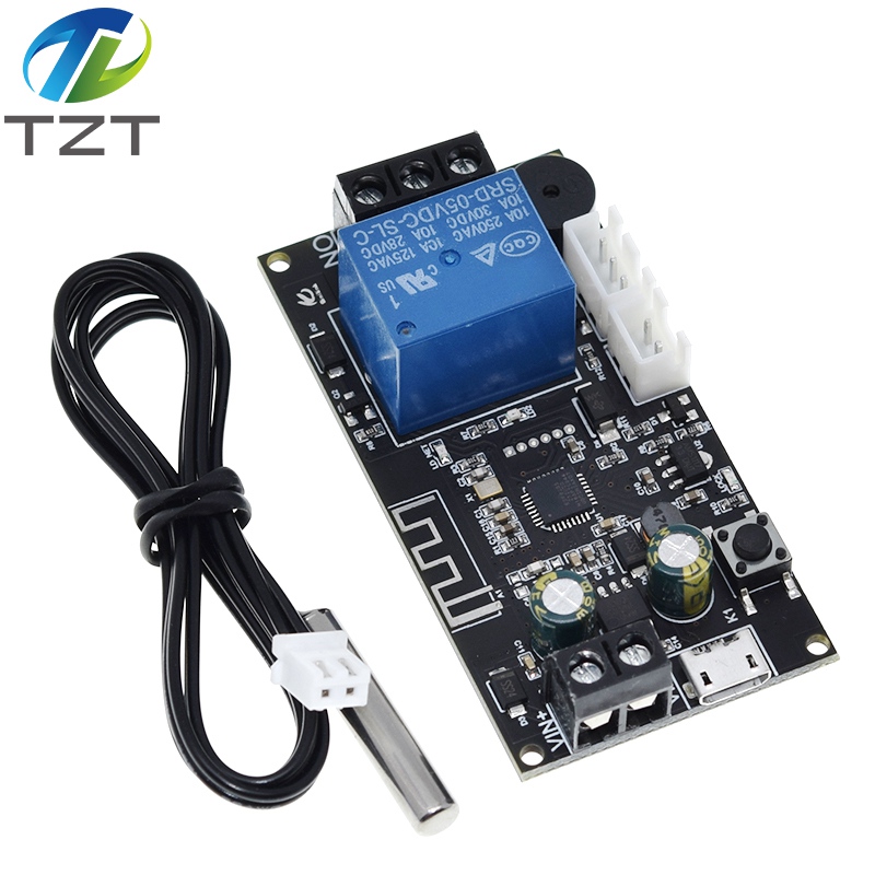 TZT WIFI Remote Thermostat High Precision Temperature Controller Module Cooling and Heating APP Temperature Collection XY-WFT1 WFTX