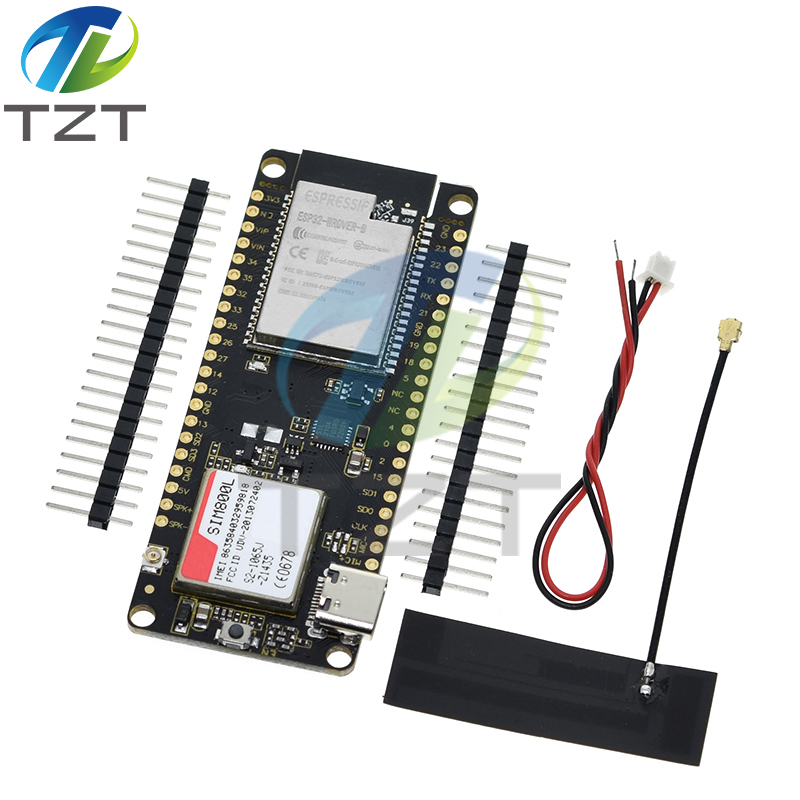 TZT TTGO T-Call V1.3 ESP32 Wireless Module SIM Antenna SIM Card SIM800L Module And GSM/GPRS Antenna for arduino