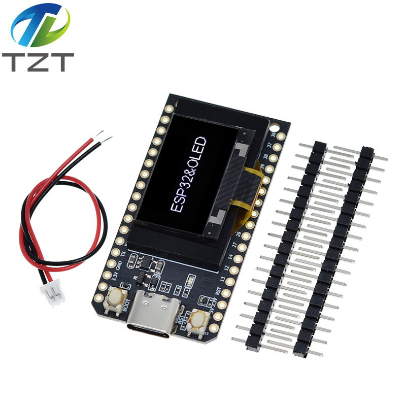 TZT ESP32 OLED V3.0 Development Board Wi-Fi Bluetooth Wireless Module SSD1306 0.96 Inch Display 4M Byte (32M bit ) Pro For Arduino