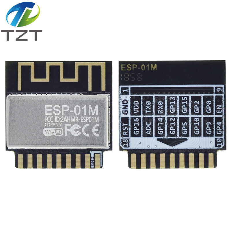 TZT ESP-01M ESP8285 WIFI Wireless Transmission Module SMD IOT 1MByte Flash ESP 01
