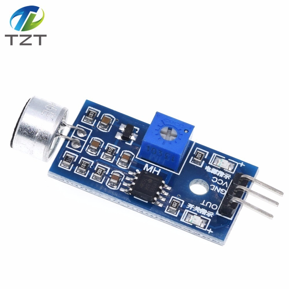 TZT 3pin Voice Sound Detection Sensor Module Intelligent Smart Robot Helicopter Airplane Boart Car for arduino Diy Kit