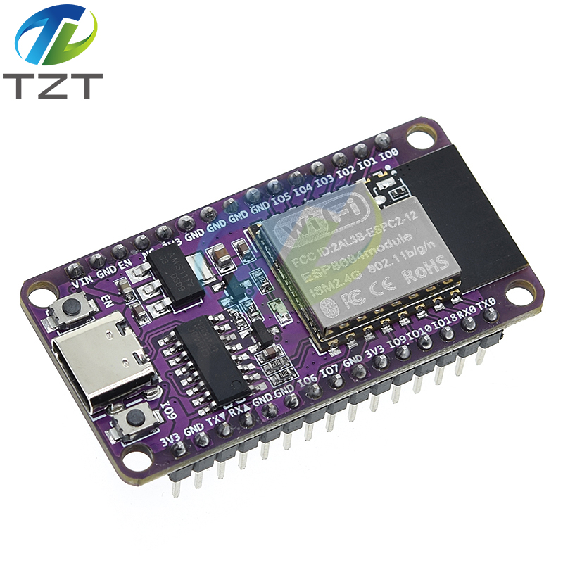 TZT ESP8684 Development Board TYPE-C USB ESP32-C2 ESPC2-12 DevKit Serial CH340 WiFi+Bluetooth Dual Core Module For Arduino