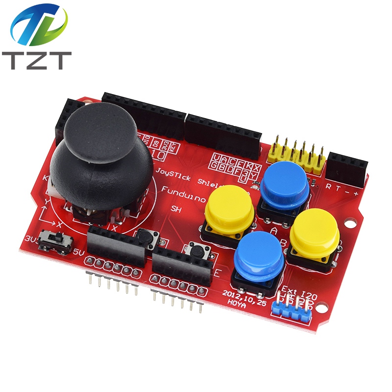 TZT Joystick Shield for Arduino Expansion Board Analog Keyboard and Mouse Function