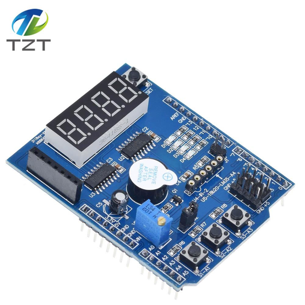 TZT Multifunctional expansion board kit based learning for arduino UNO r3 LENARDO mega 2560 Shield