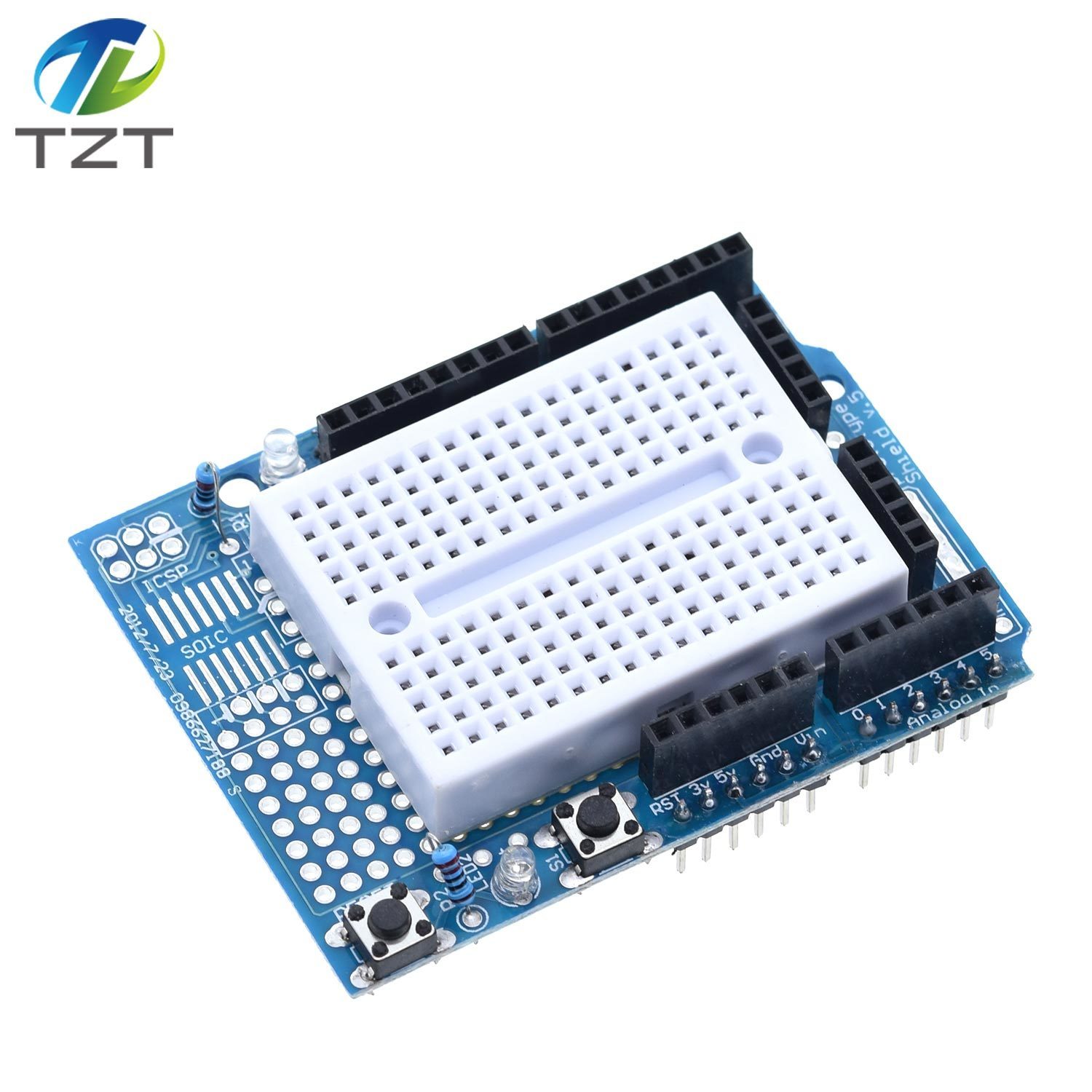 TZT UNO ProtoShield prototype expansion board with SYB-170 mini breadboard based For ARDUINO UNO ProtoShield