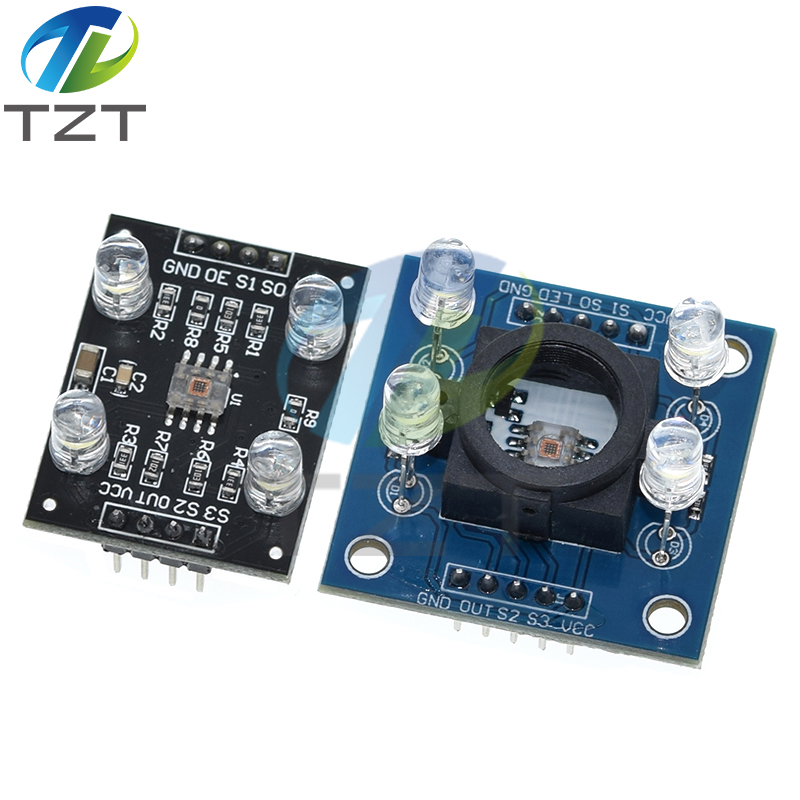 TZT Color recognition sensor TCS230 TCS3200 Color sensor Color recognition module for arduino DIY Module DC 3-5V Input