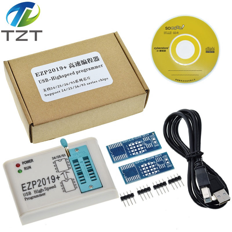TZT Factory Original EZP2019 High Speed Programmer Support 24 25 26 93 EEPROM 25 flash bios chip