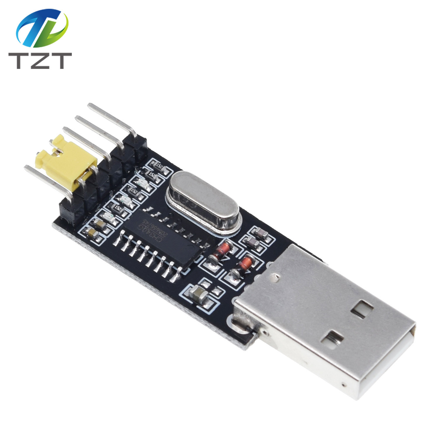 TZT CH340 module USB to TTL CH340G upgrade download a small wire brush plate STC microcontroller board USB to serial