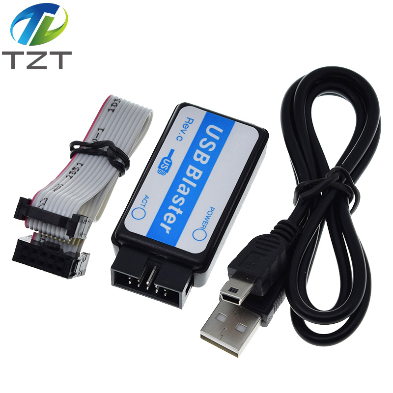 TZT New Mini Usb Blaster Cable For ALTERA CPLD FPGA NIOS JTAG Altera Programmer in stock for arduino