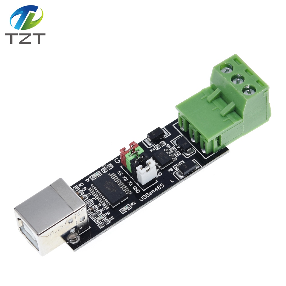 TZT  USB 2.0 to TTL RS485 Serial Converter Adapter FTDI Module FT232RL SN75176 double function double for protection Top Sale