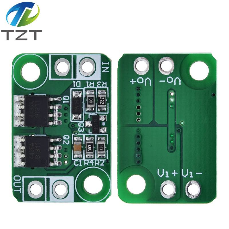 TZT DC 3-30V 4A Ideal Diode Module Battery Charging Charger Anti Reverse Connection Power Protection Board Module Common Ground