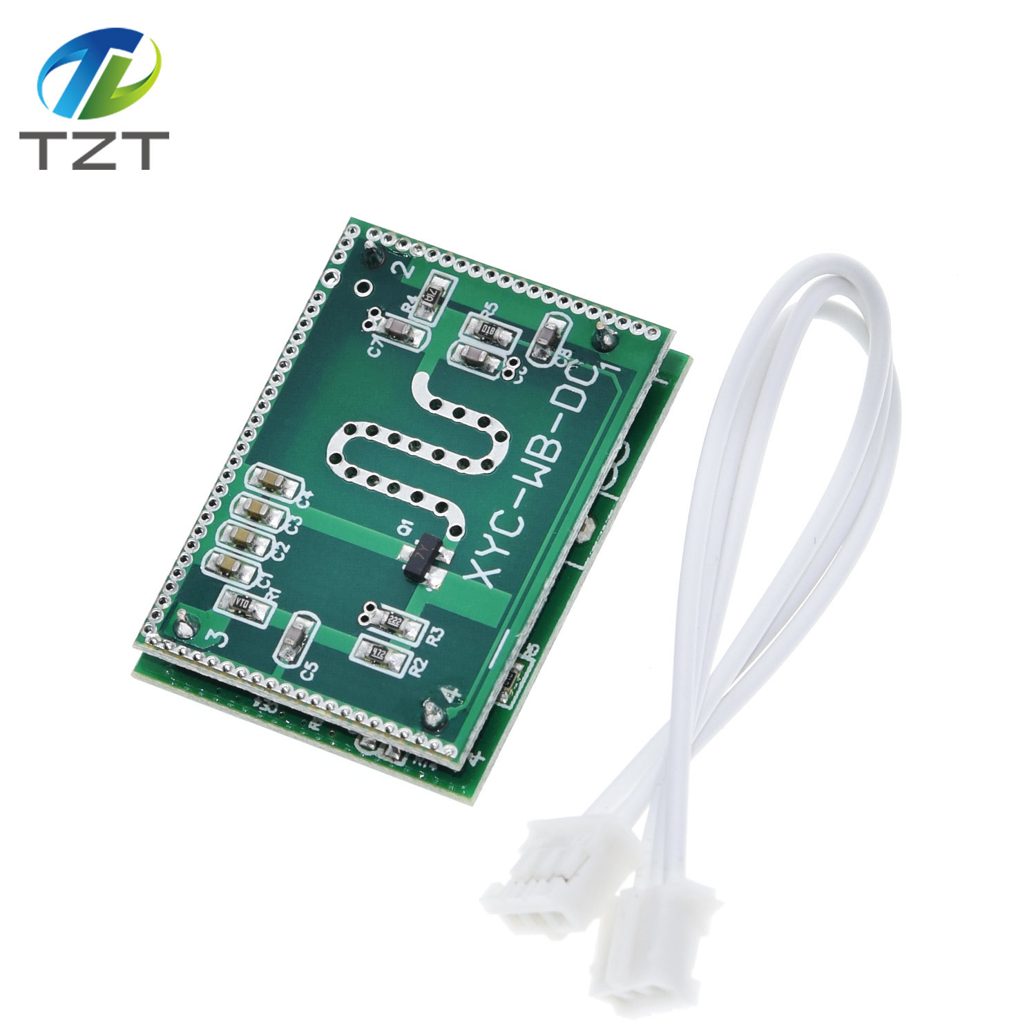 TZT  Strong Anti-jamming! 5.8GHZ Microwave Radar Sensor 6-9M Smart Trigger Switch Module 3.3-20V DC for Home Control