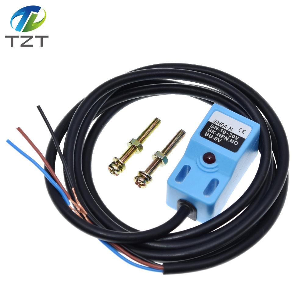 TZT SN04-N SN04-N2 DC NPN PNP NO NC 4MM DC 10-30V SN04 Inductive Proximity Sensor Detection Switch For arduino