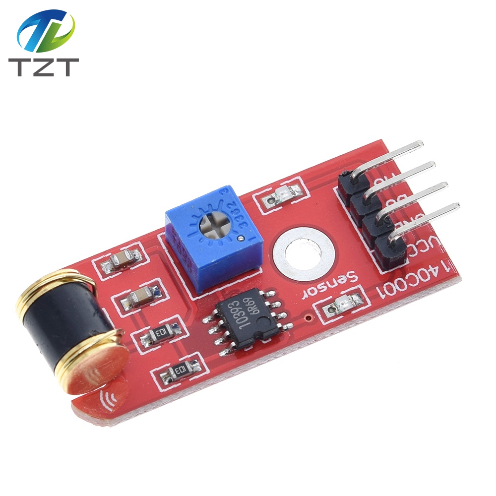 TZT  801s Shake vibration Sensor Module For Arduino Open Source LM393 3-5VDC TT Logic