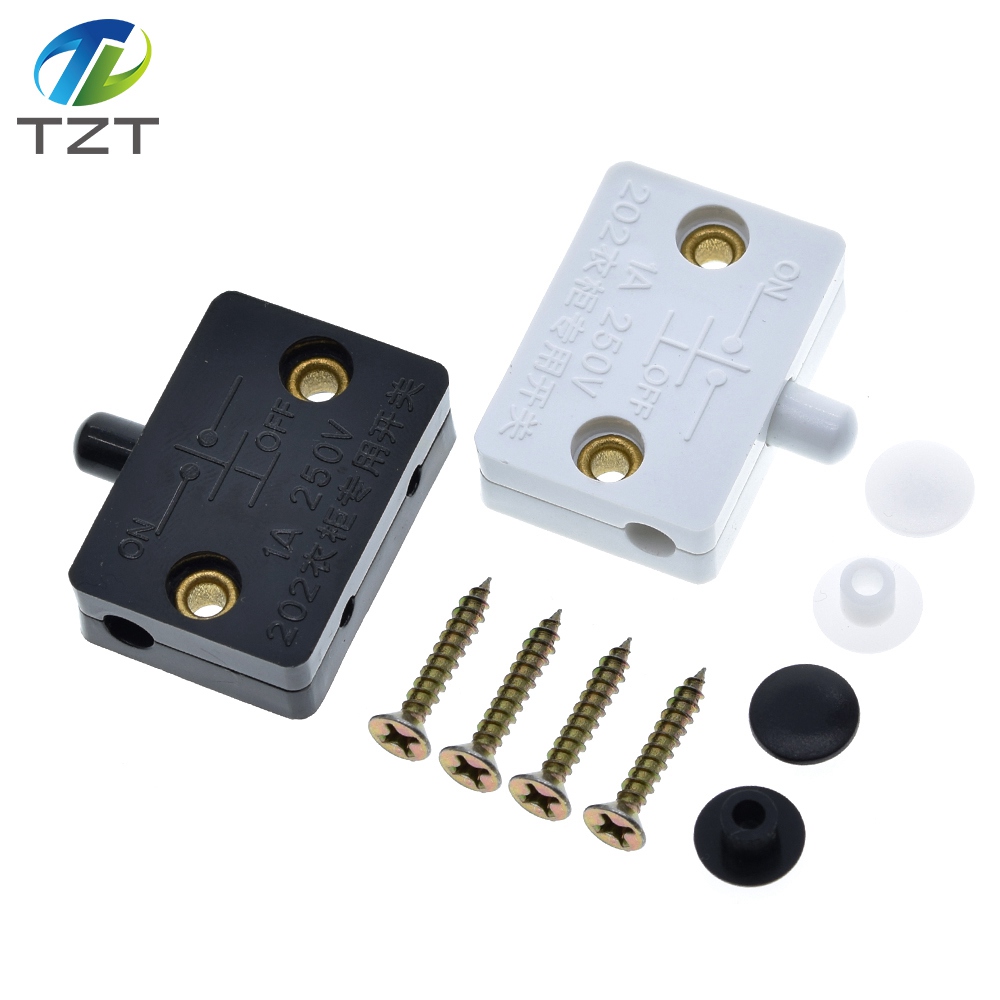 TZT Closet cabinet light switch automatic reset switch household cabinet door control switch Wardrobe light switch