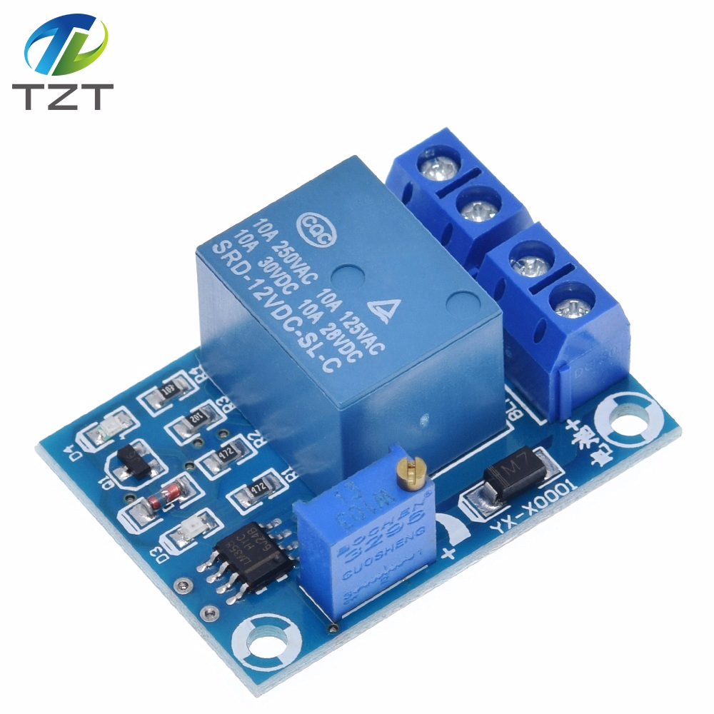 TZT DC 12V Battery Undervoltage Low Voltage Cut off Automatic Switch Recovery Protection Module Charging Controller Protection Board