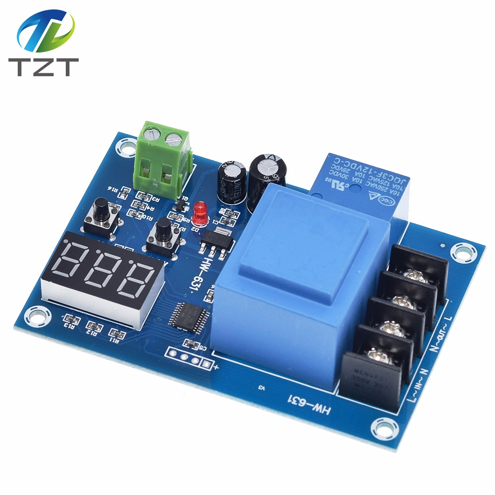 TZT XH-M602 Digital Control Battery Charging Control Module AC 220V Lithium Storage Battery Charger Control Switch Protection Board