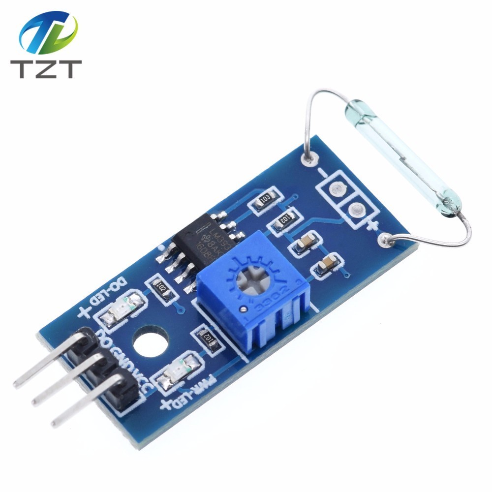 TZT Reed sensor module magnetron module reed switch MagSwitch For Arduino Diy Kit