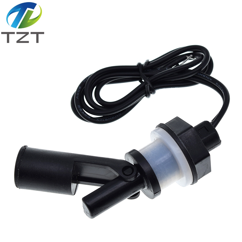 TZT 1Pcs Tank Pool Horizontal Water Level Switch Liquid Level Sensor Liquid PP Plastic Ball Float Switch For Arduino