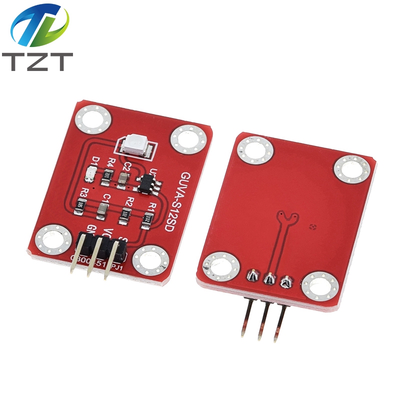 TZT UV Sensor 240-370nm GUVA-S12SD 3528 Solar Ultraviolet Intensity Module DC 3.3-5V For Arduino /Raspberry pi
