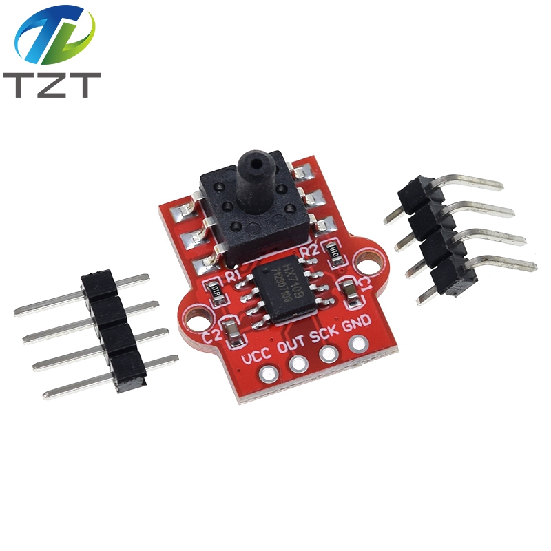 DC 3.3V 5V 0-40KPa Pressure Sensor Module Connect 2.5mm Soft Tube Digital Liquid Water Level Controller Board For Arduino