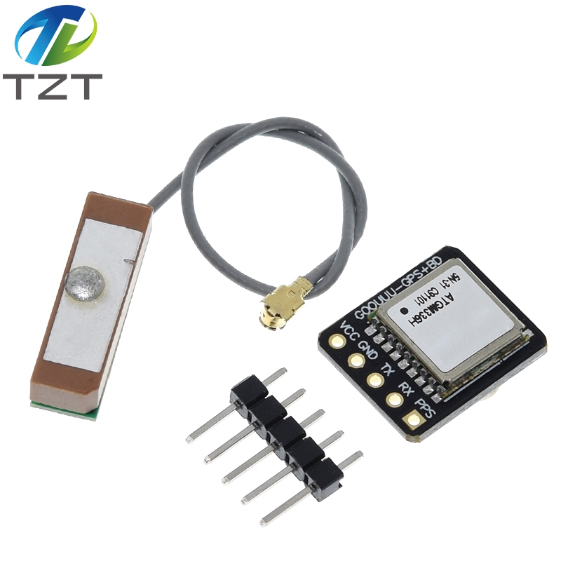 TZT GPS+BDS Beidou dual-mode module, flight control satellite positioning navigator, ATGM336H replacement, for NEO-M8N