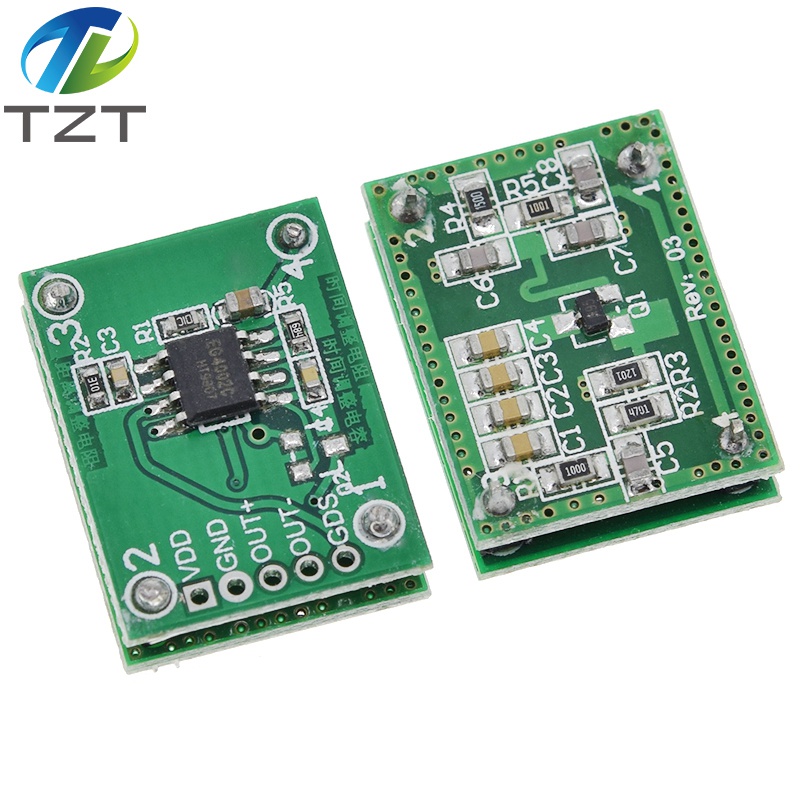 TZT 8-15M LV002 Doppler Radar Microwave Sensor Switch Module DC 6-40V Radar Detector Sensor Board for Yard Occasion Corridor Hallw