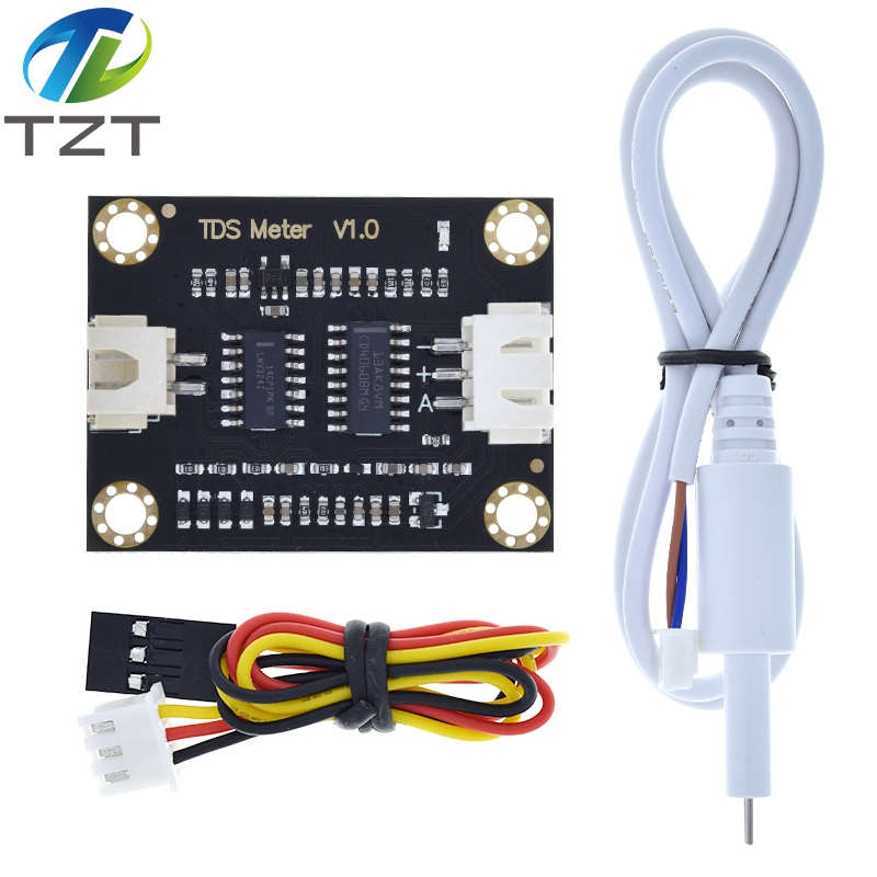 TZT TDS Sensor Meter V1.0 Board Module Water Meter Filter Measuring Water Quality For Arduino UNO R3
