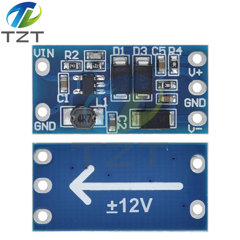 TZT TPS61040 Step-Up Booster Power Module DC 2.8V~5.5V To 12V 50MA for 18650 Lithium Battery UPS Voltage Converter Protection