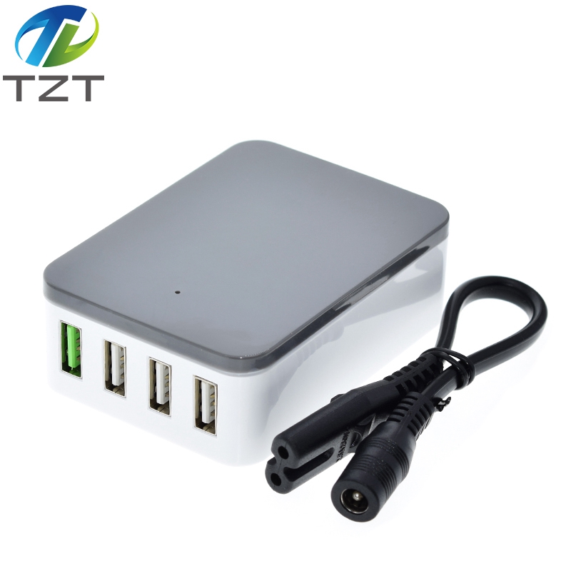 TZT DC DC Power Supply 12V 24V 36V To 5V USB QC2.0 3.0 Quick Charger For Car Boat Charging