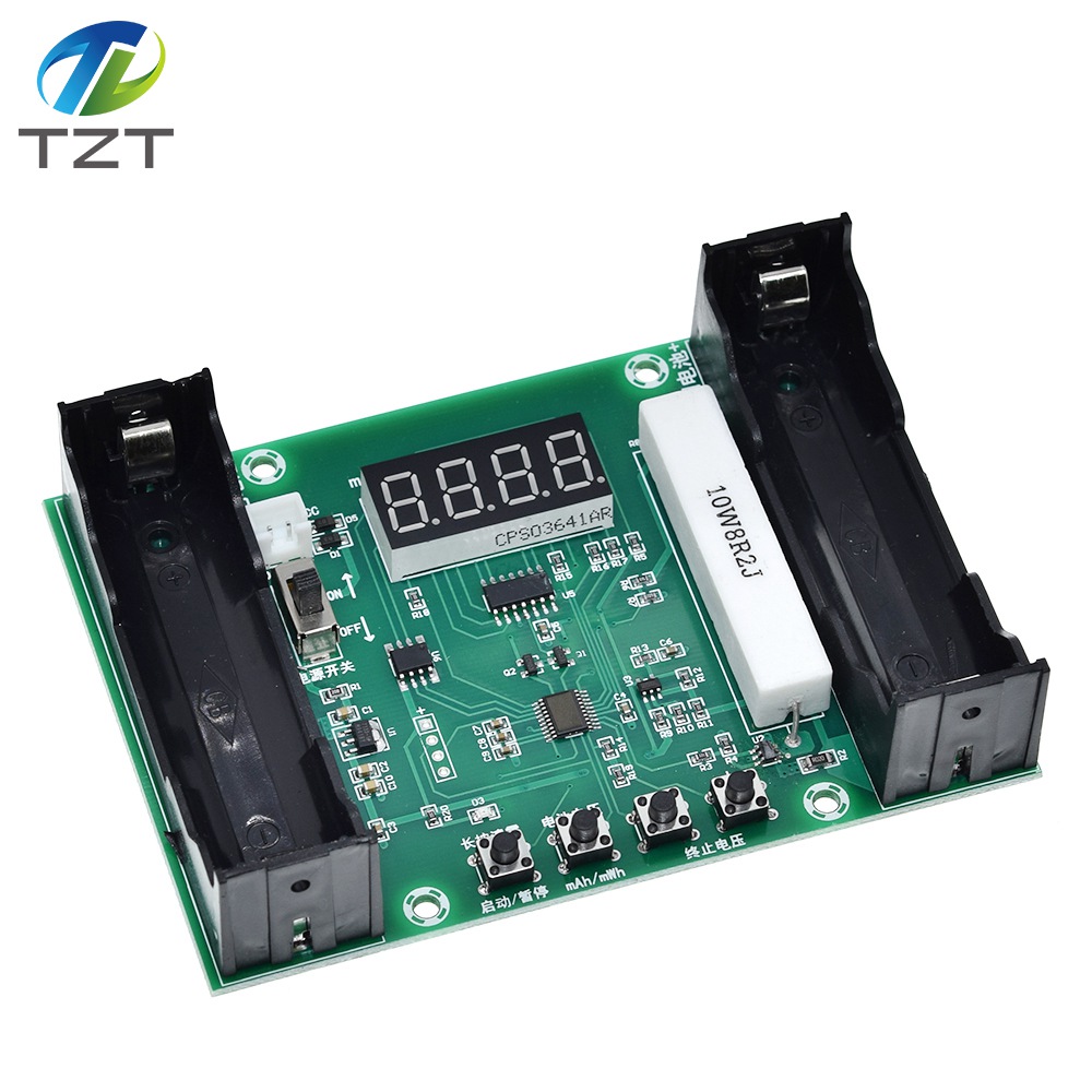 TZT XH-M240 18650 lithium battery Capacity tester maH mwH digital discharge electronic load battery monitor