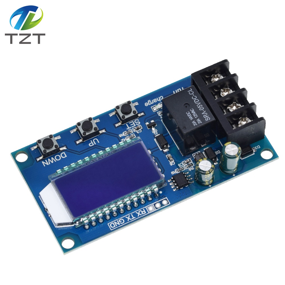 TZT XY-L10A 6-60v 10A Lead-acid Solar Storage Battery Charge Controller Module Protection Board charger Time Switch Battery Capacity