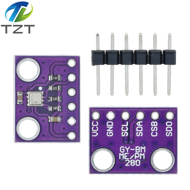 BME280 3.3V/5V Digital Sensor Temperature Humidity Barometric Pressure Sensor Module I2C SPI 1.8-5V/3.3V GY-BME280 For Arduino