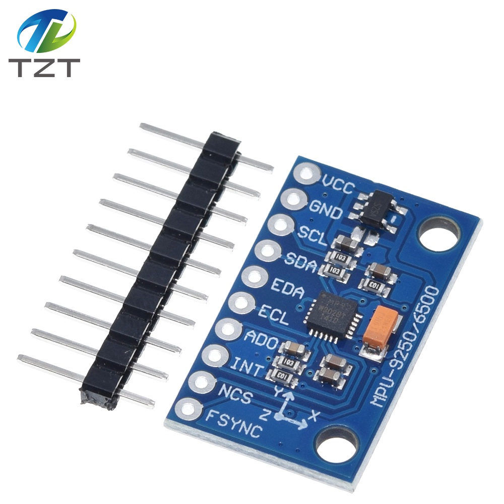 1Set SPI IIC/I2C GY-9250 MPU 9250 MPU-9250 9-Axis Attitude +Gyro+Accelerator+Magnetometer Sensor Board Module MPU9250 3-5V Power