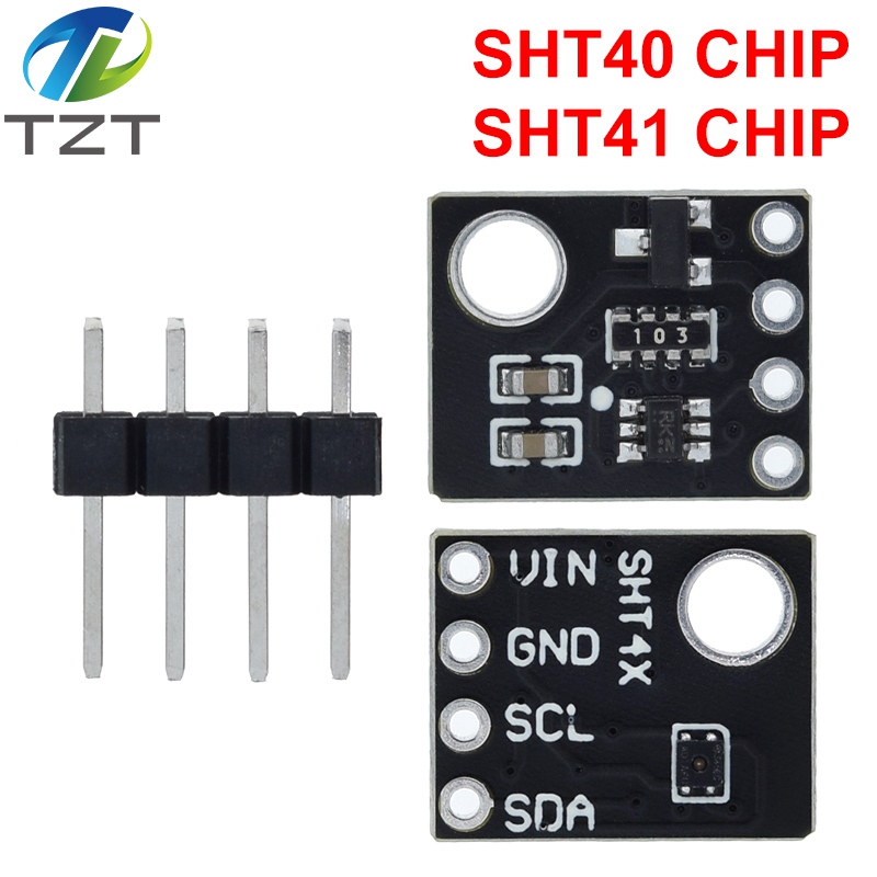 TZT SHT40 SHT41 Temperature And Humidity Sensor IIC Interface Module Breakout Weather for Arduino