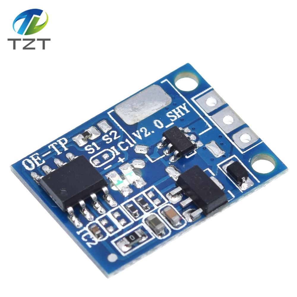 TZT OE-TP capacitive touch button light touch switch module digital touch sensor LED no pole dimming 10A DC 5-12V