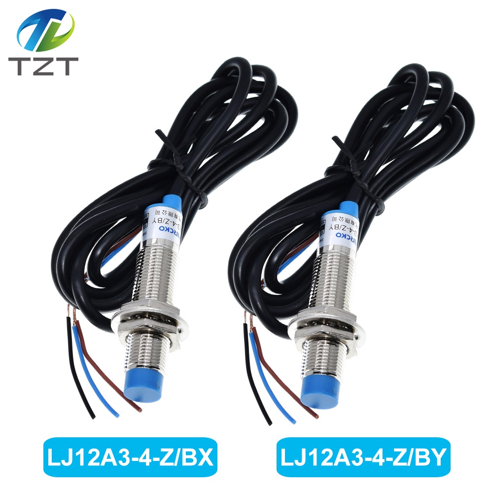 TZT LJ12A3-4-Z/BX LJ12A3-4-Z/BY New Inductive Proximity Sensor Detection Switch NPN DC 6-36V for Arduino