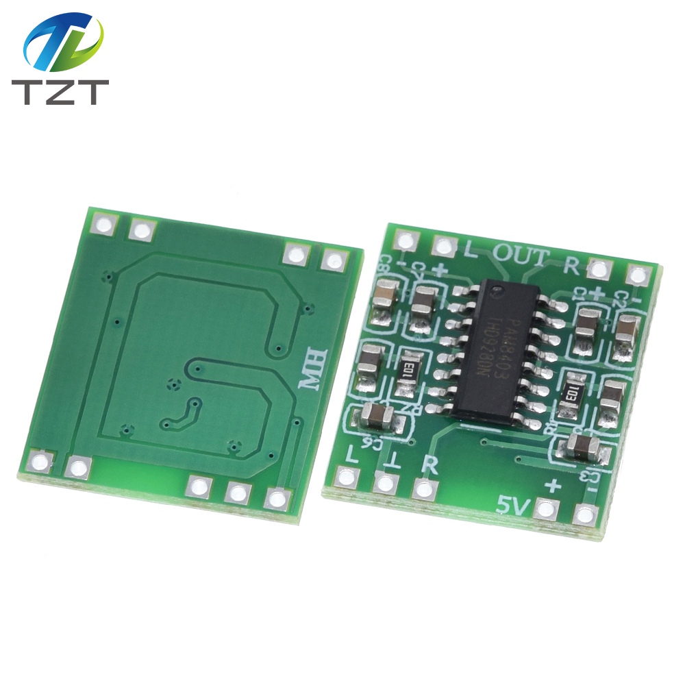 TZT 1/5/10PCS PAM8403 Super mini digital amplifier board 2 * 3W Class D digital amplifier board efficient 2.5 to 5V USB power supply