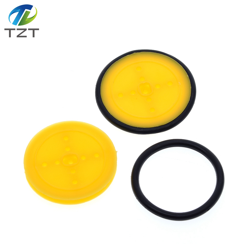 TZT 10pcs 410 rubber wheels robot tires TT motor robot intelligent car platform car electronic design toys