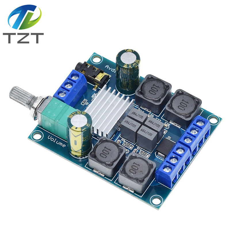 TZT TPA3116 D2 50W x 2 High Power Digital Audio Music Amplifier Board Stereo Amplifier Speaker Amplifiers Board