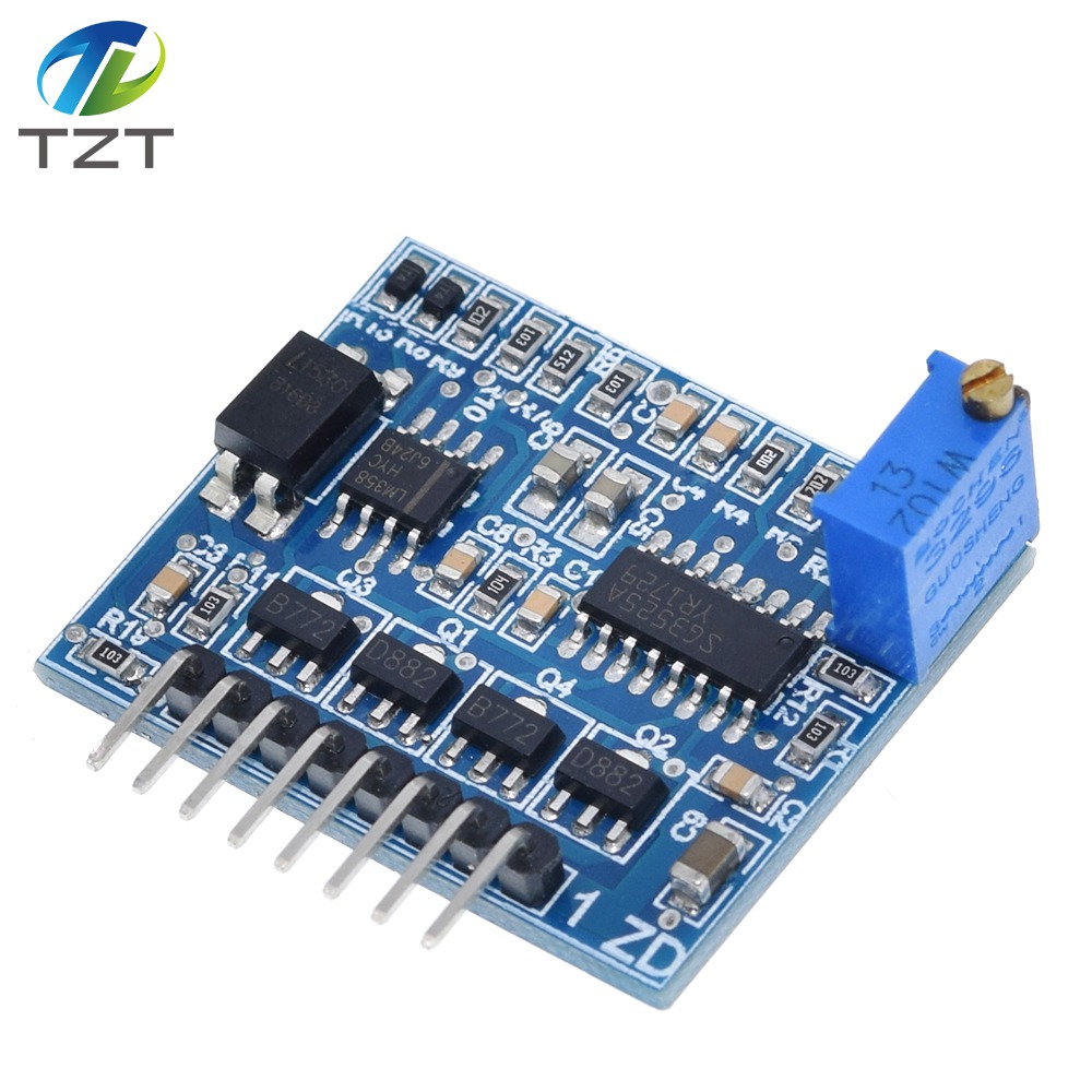 TZT SG3525 LM358 Inverter Driver Board 12V-24V Mixer Preamp Drive Module Frequency Adjustable 1A