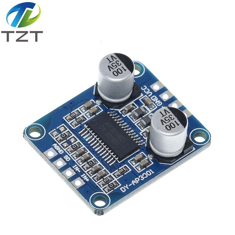 TZT DC 8V-24V High Power Digital Amplifier Module Mono Class D 4-8ohm for 30W-300W speaker Audio power amplifier board