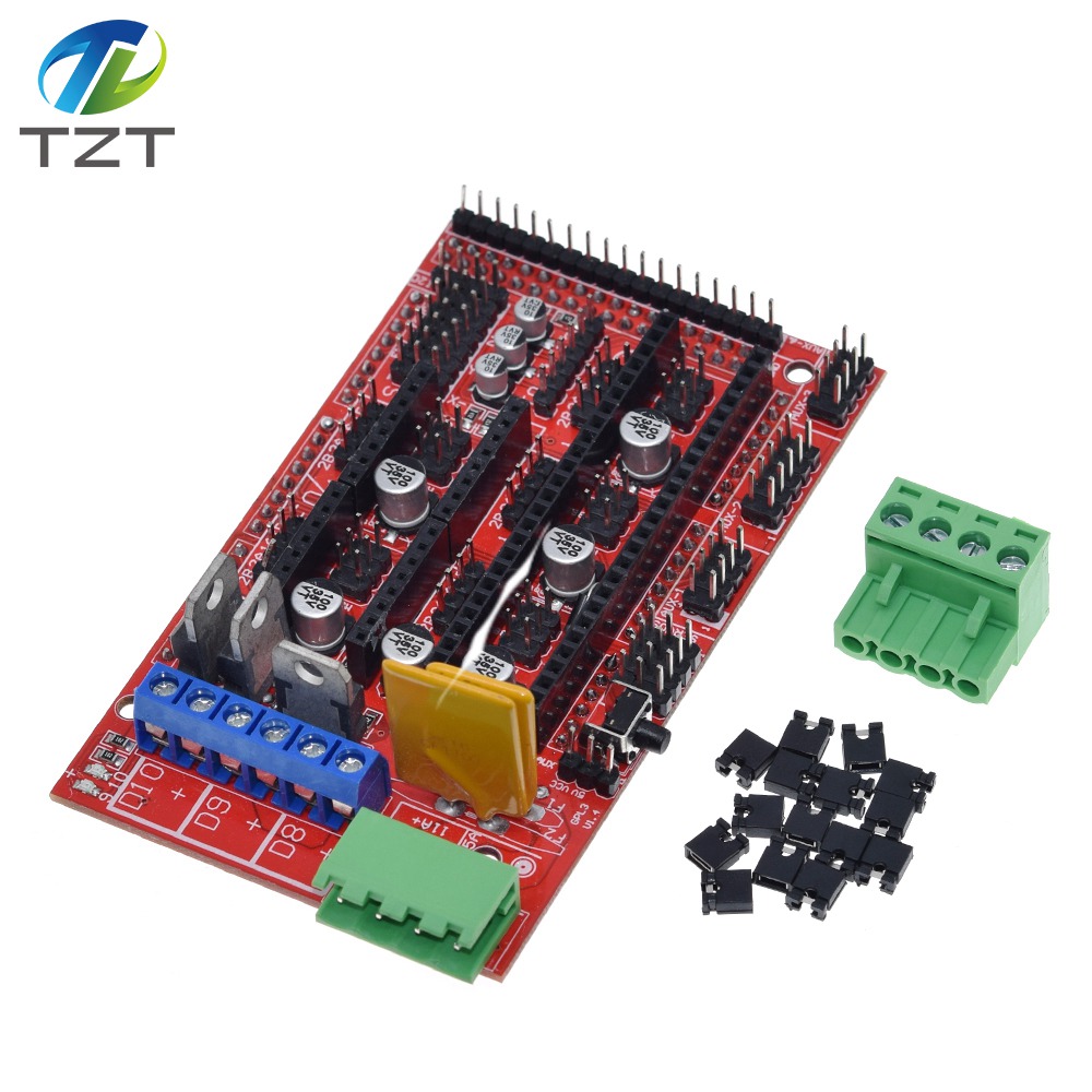 TZT 1pcs RAMPS 1.4 3D printer control panel printer Control Reprap MendelPrusa for Arduino