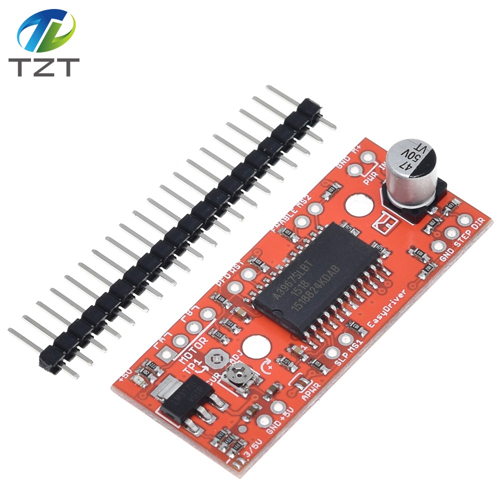 TZT A3967 EasyDriver Stepper Motor Driver V44 For Arduino Development Board 3D Printer A3967 Module