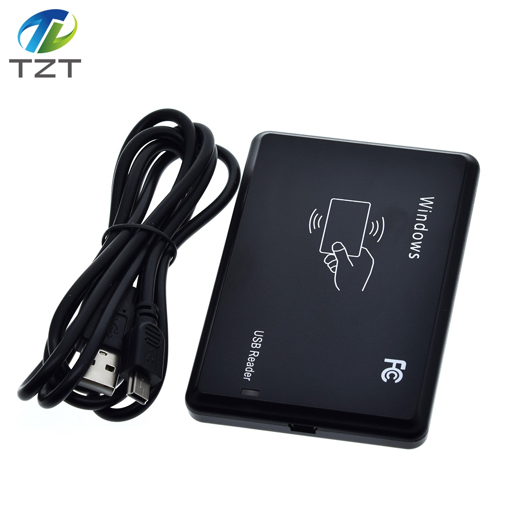 RFID Reader USB Port EM4100 TK4100 125khz ID Contactless Sensitivity Smart Card Support Window System Linux