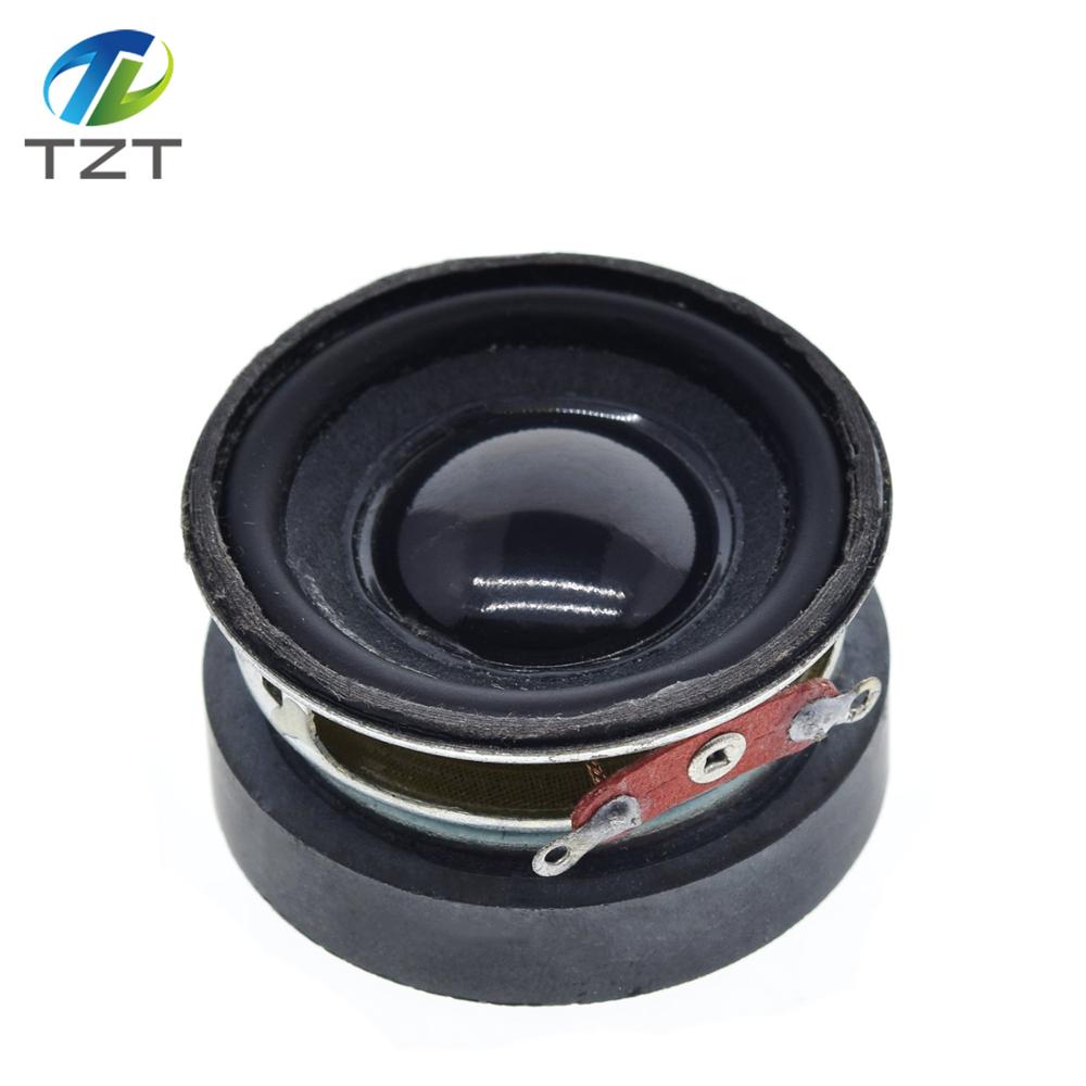 TZT Acoustic Loudspeaker 4R 3W 40MM Speaker 36MM External Magnetic Black Hat PU Edge