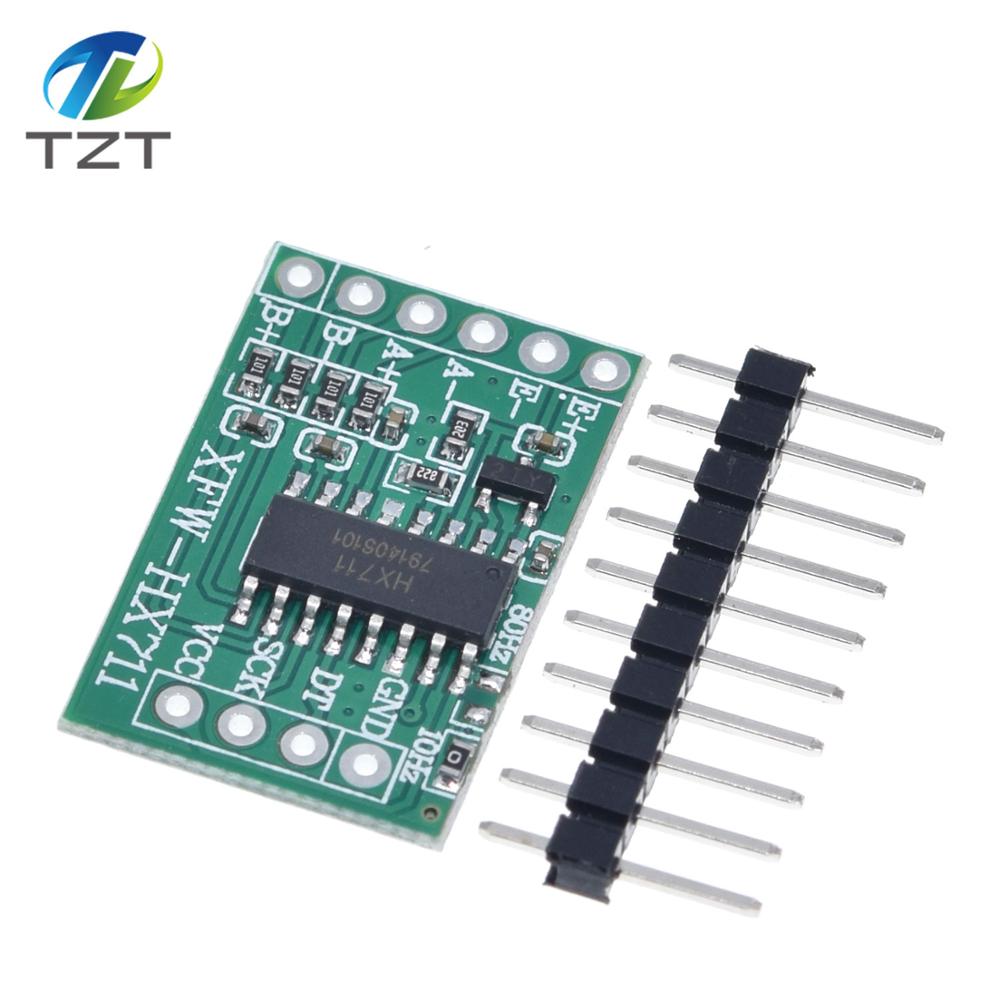 TZT  For Arduino Dual Channel HX711 Weighing Pressure Sensor 24-bit Precision A/D Module DIY Electronic Scale