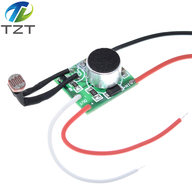 TZT DIY Low Voltage DC Sound Light Control Sensor DC 3V-30V LED Driver 5V 6V 12V 24V Photosensitive Voice Switch Module Circuit